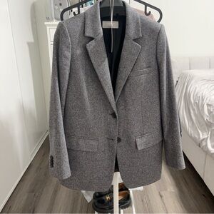Everlane Grey Herringbone Blazer